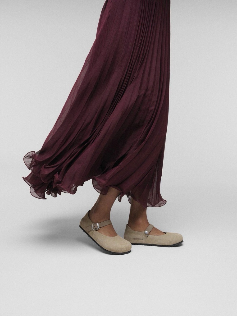 Birkenstock Mantova Mary Jane in Taupe - Picture 2 of 7